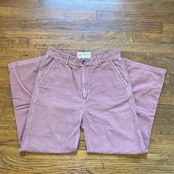 Mollusk California Corduroy Mauge Pink Pants Size M - Picture 1 of 8